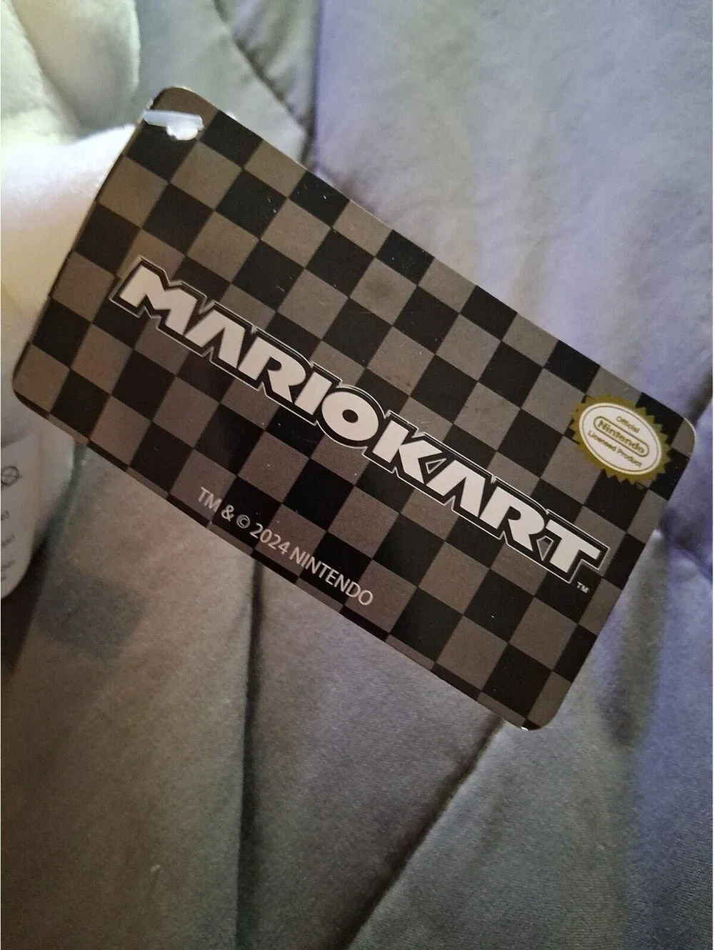 Nintendo Super Mario Kart White Blooper Ink Squid Plush w/Tags